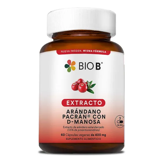 Bio B 60 Cápsulas Extracto De Arándano Con D-manosa