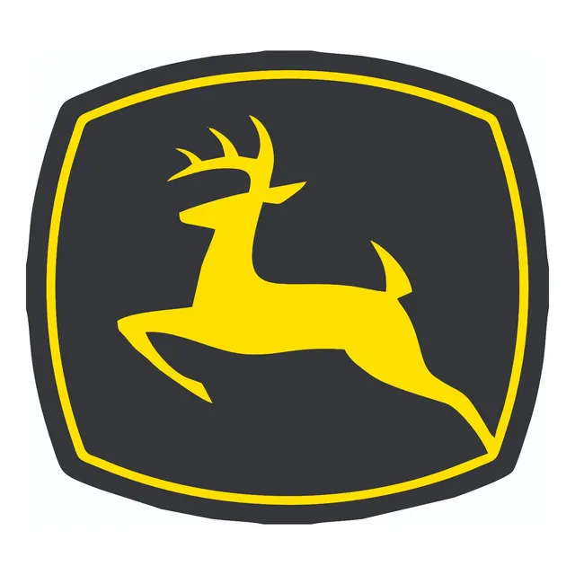 Sticker Adhesivo Para Auto Jhon Deere Negro