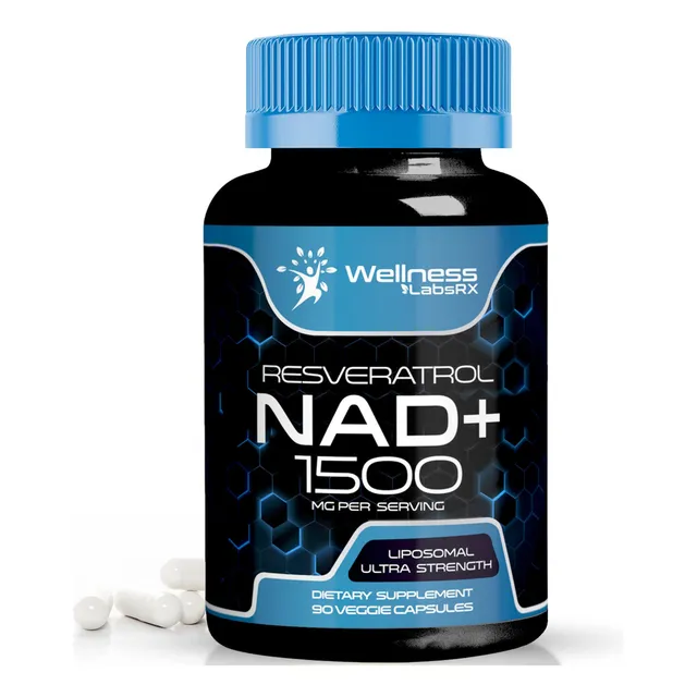 Suplemento Wellness Labsrx Nad 1500 Mg Con Resveratrol, Paqu