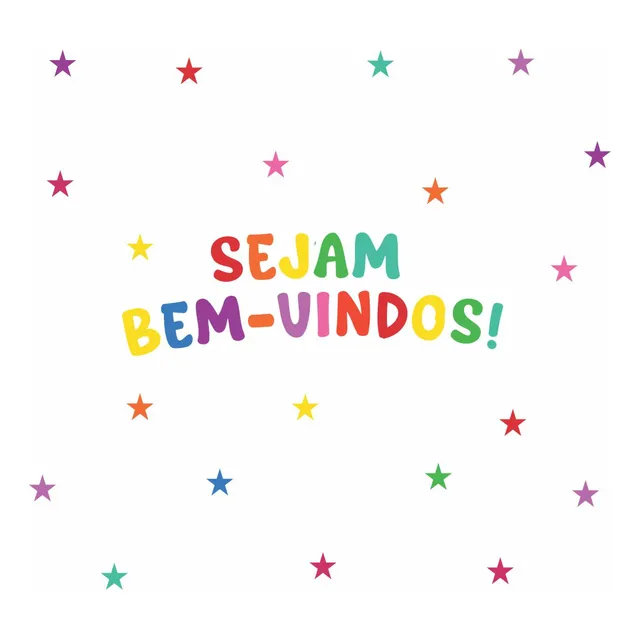 Adesivo De Parede Sejam Bem-vindos Pequeno