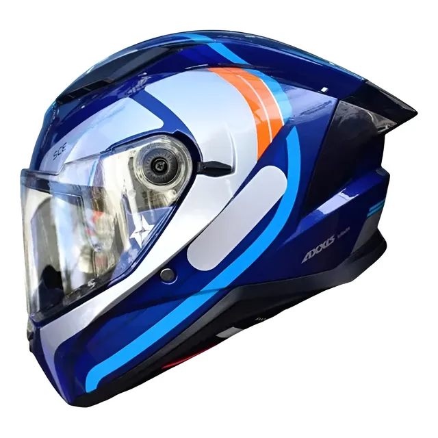 Capacete Axxis Novo Panther Sv Tribute C7 Blue Gloss 58 E 60