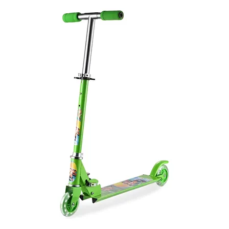 Patinete Infantil Dobravel 2rodas Cor Rosa Azul Brinquedo