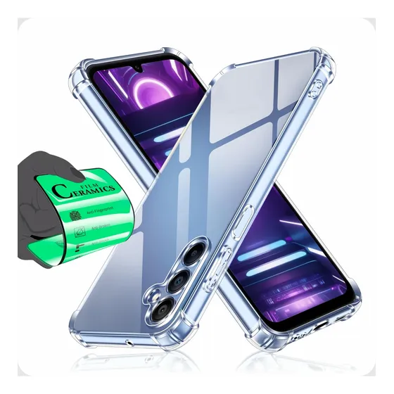 Capa Capinha Anti Shock + Película Para Samsung Galaxy A16