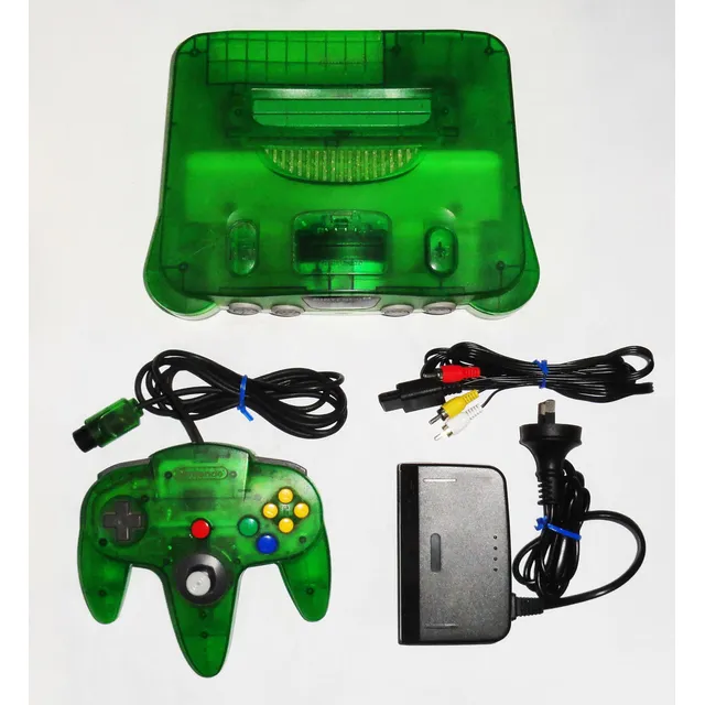 Nintendo 64 Americana Funtastic Jungle Green Completa - Mg