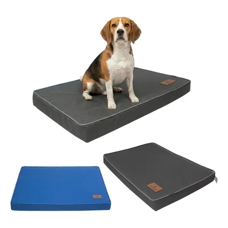 Cama Colchão Pet Colchonete Para Cães Lavável Resistente M