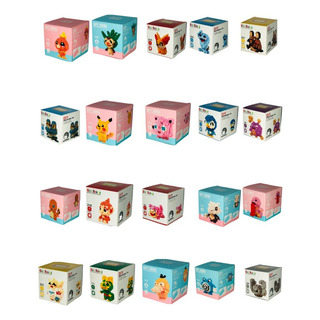 4 Figuras Poke-big, Coleccionables Para Armar, Nanoblocks 4 Figuras Poke-big, Coleccionables Para Armar, Nanoblocks