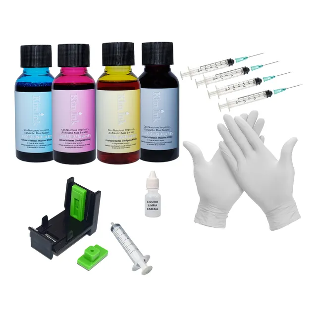 Kit De Recarga Para Cartucho Hp 667 664, 662, 122, 60, 121