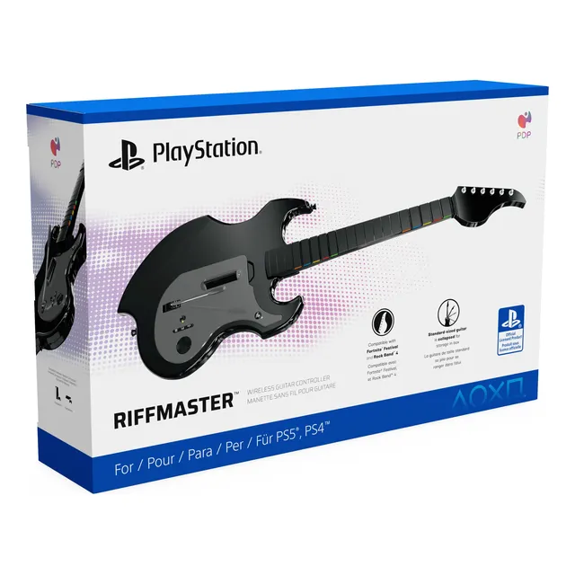 Guitarra Inalámbrica Riffmaster Para Ps5, Ps4