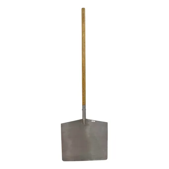 Pala De Pizzeria 50x50cm En Acero Inoxidable Mango De Madera