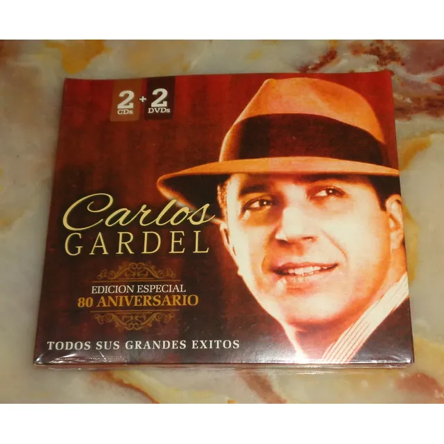 Carlos Gardel Todos Sus Grandes Exitos - 2 Cds + 2 Dvd Nuevo