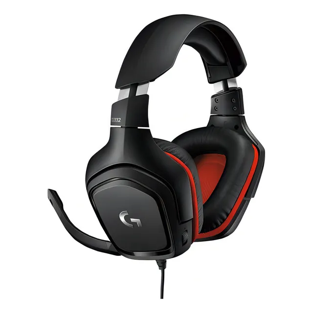 Auricular Con Microfono Logitech G332 Gaming Pc Consolas Color Black
