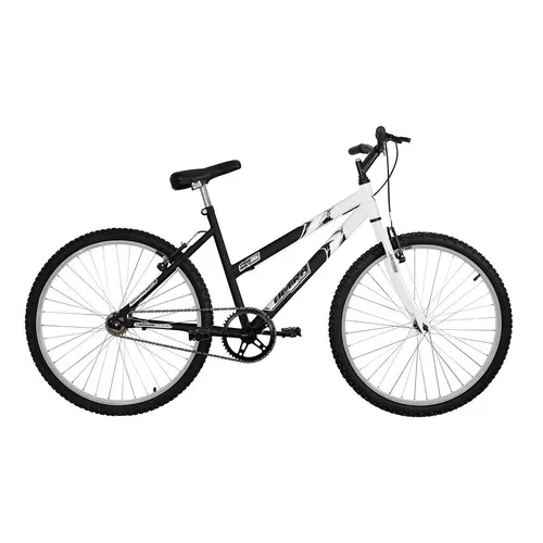 Bicicleta Aro 26 Ultra Bikes Bicolor Feminina Sem Marcha Cor Preto Fosco