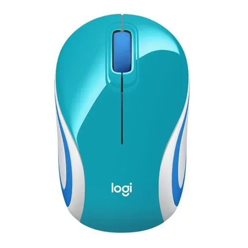 Mouse Inalambrico Portatil Logitech M187 Celeste Refresh Color Celeste