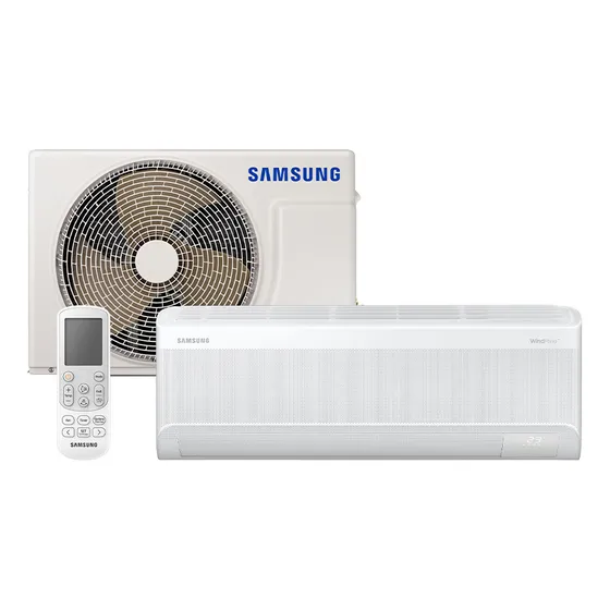 Ar Condicionado Inverter Samsung Windfree Ai 12000 Btus frio cor branco