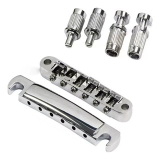Ponte Cromada Tune-o-matic Para Guitarra Les Paul Lp Ponte Cromada Tune-o-matic Para Guitarra Les Paul Lp