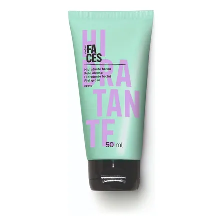 Hidratante Facial Piel Mixta 15 Fps Faces Natura - 50 Ml