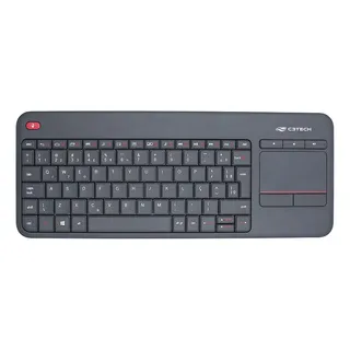 Teclado Sem Fio Com Touchpad C3tech K-wt200bk Teclado Sem Fio Com Touchpad C3tech K-wt200bk