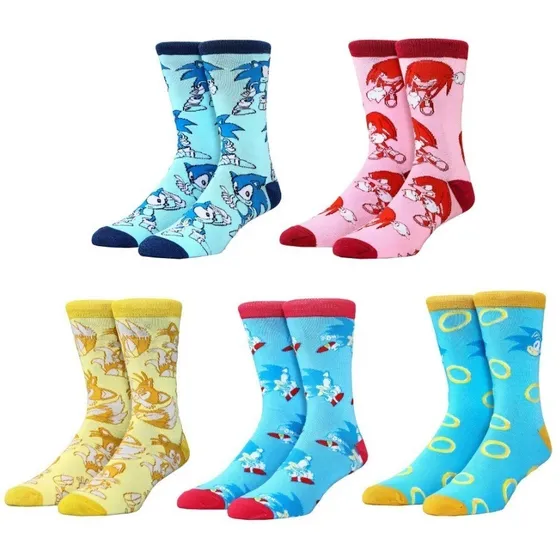Paquete De 5 Pares De Medias Sonic    