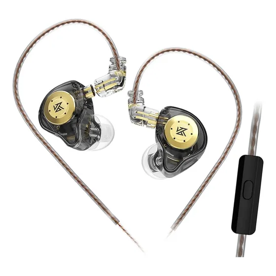 Kz Edx Pro Auriculares De Alta Fidelidad Hifi Con Micrófono Color Negro