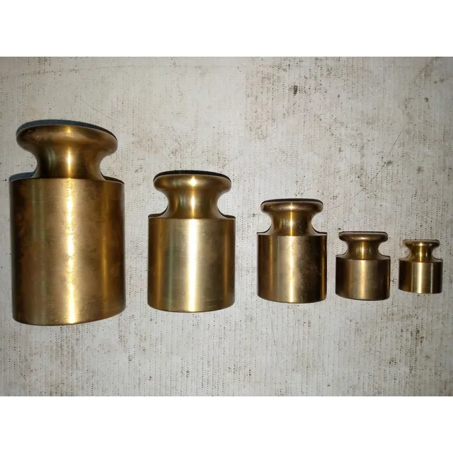True Lbs Onz Juego Pesa Calibración Pieza Ohaus Bronce 