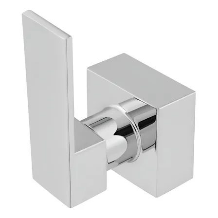 Acabamento Registro Docol Quadrado Banheiro 1/2 3/4 Metal Prateado