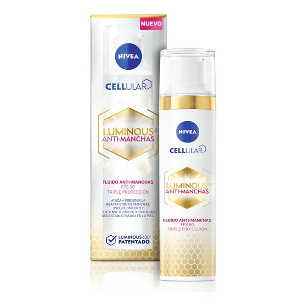 Fluido Nivea Luminous Antimanchas Cellular Fps50 40ml