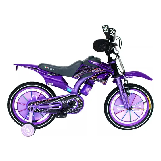 Bicicleta Infantil Moto Cross C/ Rueditas R 16 Baby Shopping