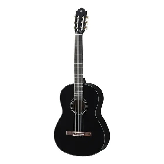 Guitarra Acústica Yamaha C40 Blk Negro C40bl Orientación De La Mano Derecha