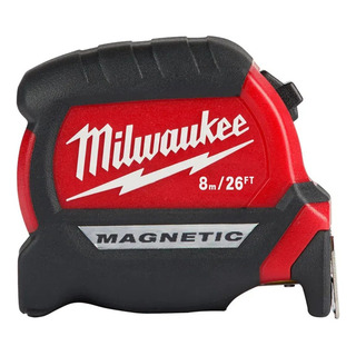 Trena 8 Metros C/ Imã 48-22-0326 Milwaukee Profissional Trena 8 Metros C/ Imã 48-22-0326 Milwaukee Profissional