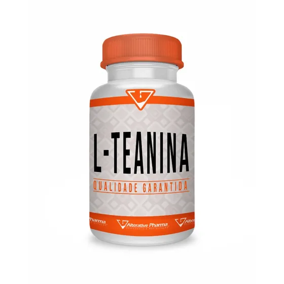 L Teanina 200mg Manipulado 120 Cápsulas - L-theanine Sabor Sin sabor