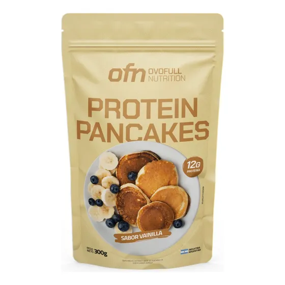 Pancakes Proteico Ovofull Nutrition 300g Sabor Vainilla