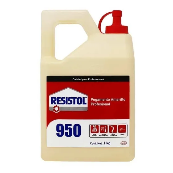 Pegamento Resistol 950 Carpintero Amarillo 1 Lt