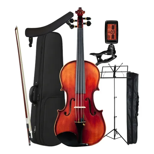 Violino Acústico Zelmer ZLM44NV 4/4 Natural Completo com