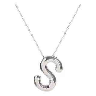 Collar De Letra Inicial S, Collar De Letra Globo Inicial S Collar De Letra Inicial S, Collar De Letra Globo Inicial S