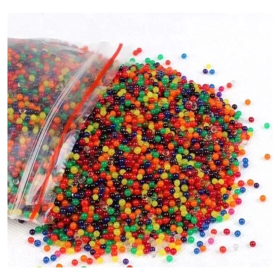 Bolitas De Gel Agua Bolas De Hidrogel Multicolor 500 Un !