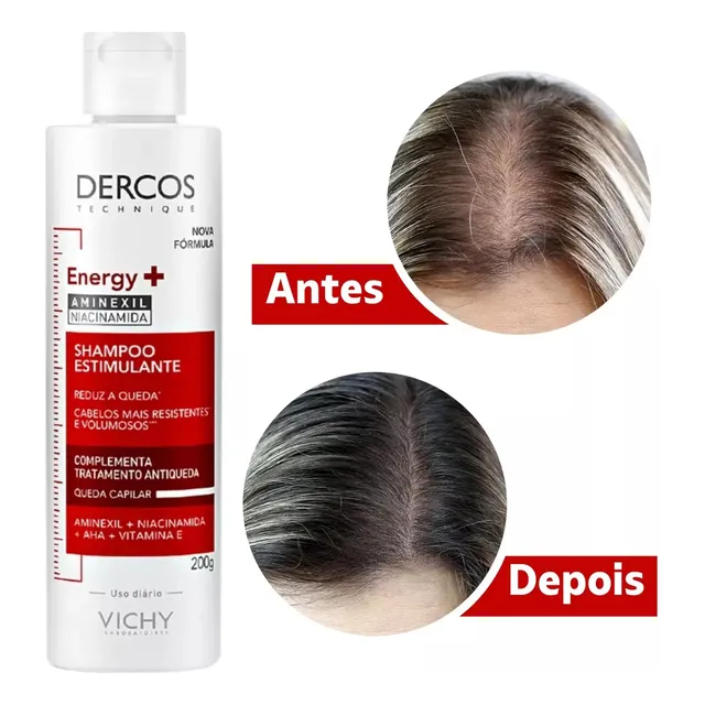 Shampoo Vichy Antiqueda Dercos Energy+ Profissional 200ml