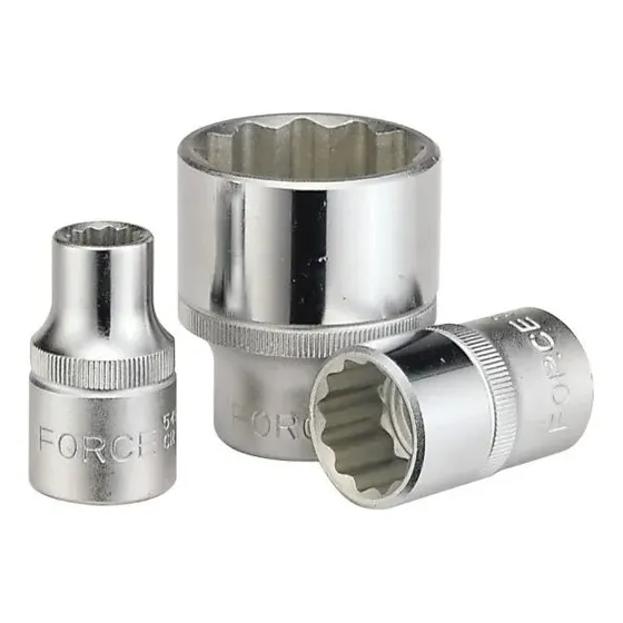 Dado Poligonal 1/2´´ de 32mm Force Acero al Cromo Vanadio