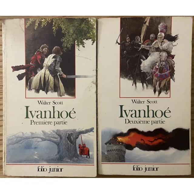 Ivanhoé, Premiere Et Deuxieme Partie, Walter Scott 2x1
