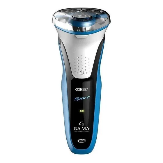 Afeitadora GA.MA Italy Sport GSH 887 negra, azul y blanca 220V