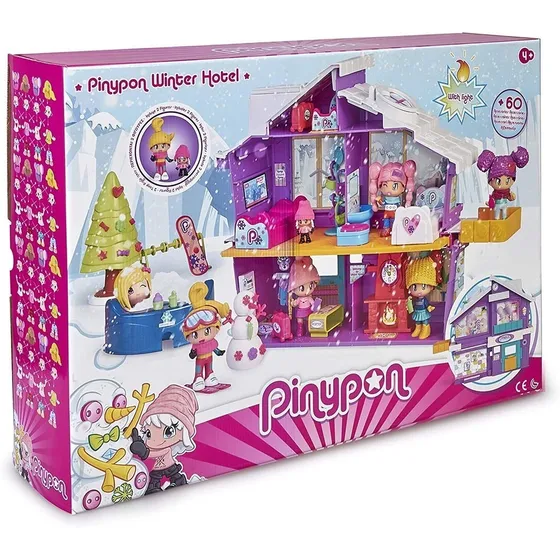 Pinypon Winter Hotel Invierno Con Figuras Y Accesorios Orig