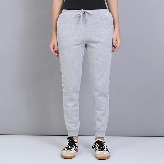 Pantalón Jogger Básico De Mujer Con Puño Y Tiras Deportivo