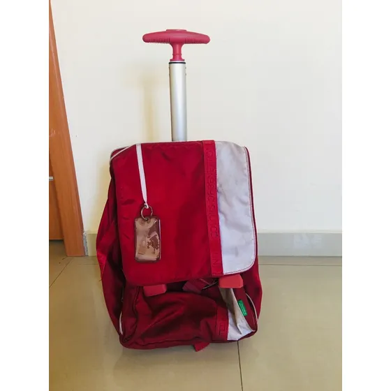 Maleta Morral Viajero Colegio Benetton Ruedas 