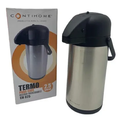 Termo Thermo Cafe Agua Acero 2.5lts Contihome Cn. 6728 Xavi