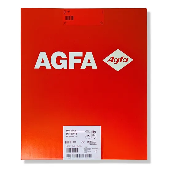 Papel Película Agfa Dt5000 14x17 Pulgadas Caja C/100 Piezas