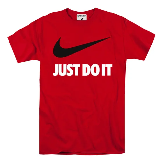 Franela Nike Just Do It Algodon Estampada Dama Caballero