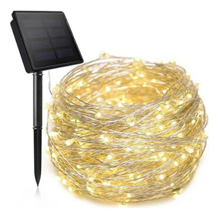 Luzes Solares De Corda, 200 Luzes Led, À Prova D'água 1 Luzes Solares De Corda, 200 Luzes Led, À Prova D'água 1