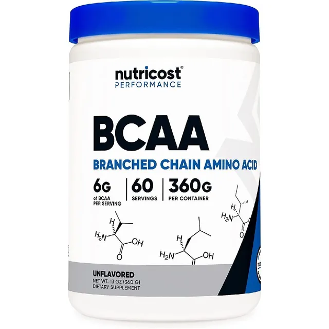 Bcaa 6 G Aminoácidos De Cadena Ramificada Nutricost (360 G)