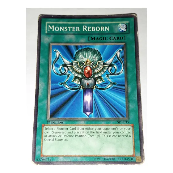 Monster Reborn Yugioh Tcg #sdj-035 Monster Reborn Inglés