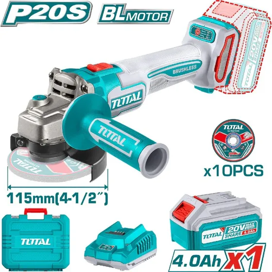 Esmeril Inalambrico 4.5 Pulgadas Profesional Recargable