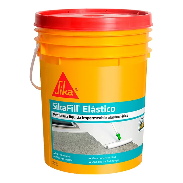 Sikafill Elástico Membrana Liquida 20 Kgs. + Envío Gratis